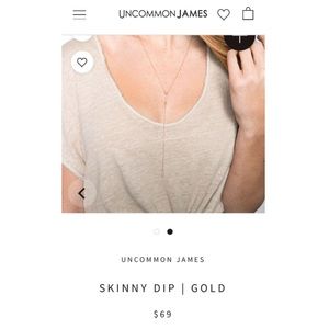Uncommon James Skinny Dip Gold Necklace